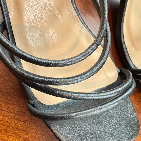 A New Day Black Strappy Heels - Picture 8 of 11